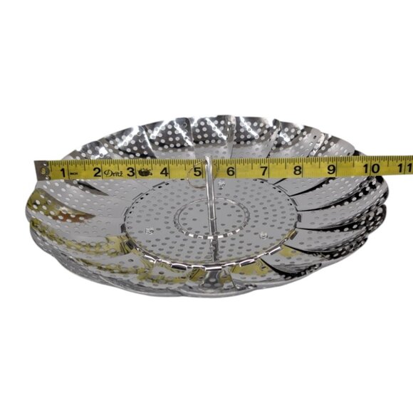 Sayfine Foldable Vegetable Steamer Basket Stainless Steel Expandable 10.5" - Picture 11 of 14